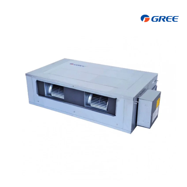 Gree concealed duct air conditioner, 18,000 BTU, complete - 1.5 tons - cold
