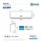 Smart Gold Split Air Conditioner, Cooling Capacity: 18,000 BTU - Cold
